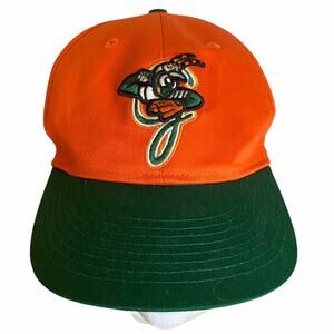 Greensboro Grasshoppers MiLB Youth Baseball Cap Adjustable Orange Green